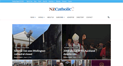 Desktop Screenshot of nzcatholic.org.nz