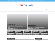Tablet Screenshot of nzcatholic.org.nz